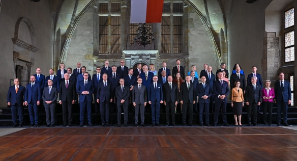 Na Pražském hradě jednali představitelé evropských zemí o bezpečnostních a ekonomických problémech kontinentu