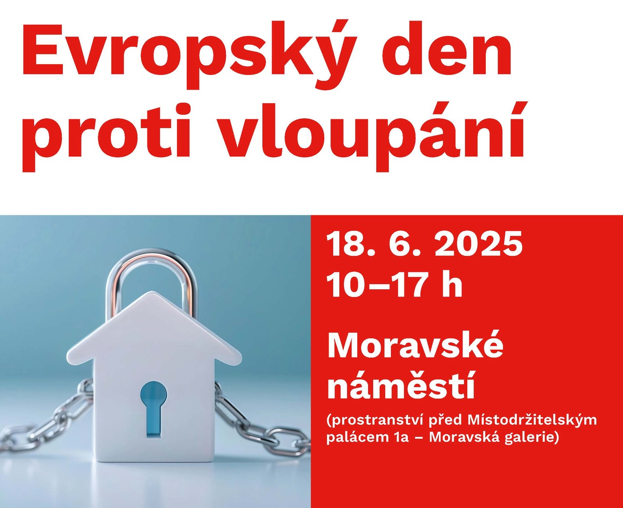 Jak se zabezpečit proti vloupání? Brno připravilo akci pro veřejnost